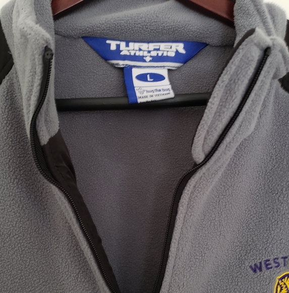 West Chester University Fleece Zip-Up Jacket Size L - Picture 4 of 15